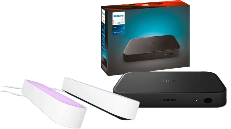 Play Lichtbalk White & Color Wit Duo Pack + HDMI Sync Box 8K by Philips Hue – product photo