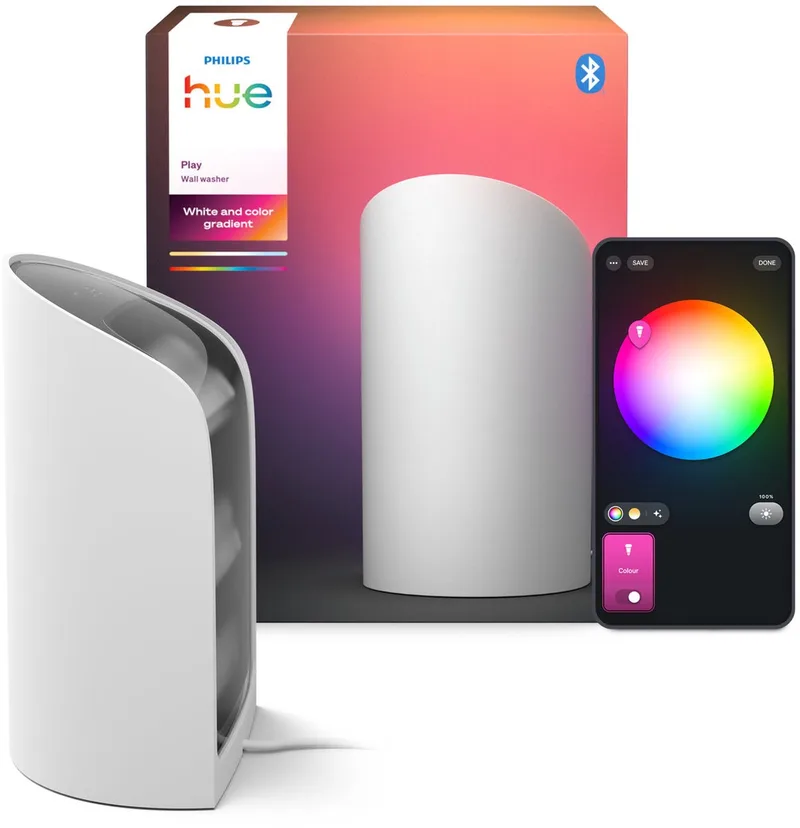 Play wall washer tafellamp van Philips Hue in Wit – productfoto 1 van 4