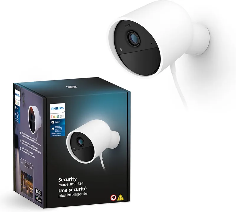 Secure camera - bedrade beveiligingscamera van Philips Hue in Wit – productfoto