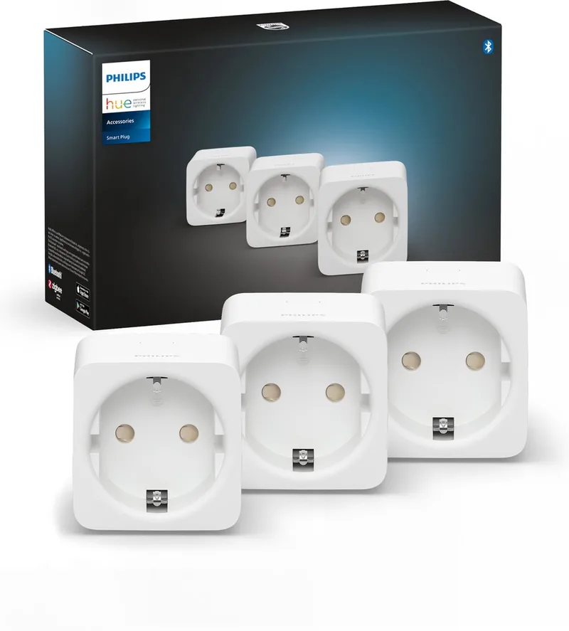 slimme stekker - Nederland - 3-pack van Philips Hue in Wit – productfoto 1 van 5