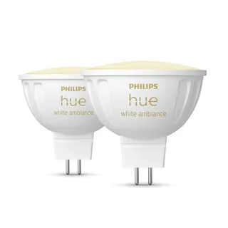spot - warm-tot koelwit licht - 2 pack - MR16 de Philips Hue – photo produit 2 sur 3
