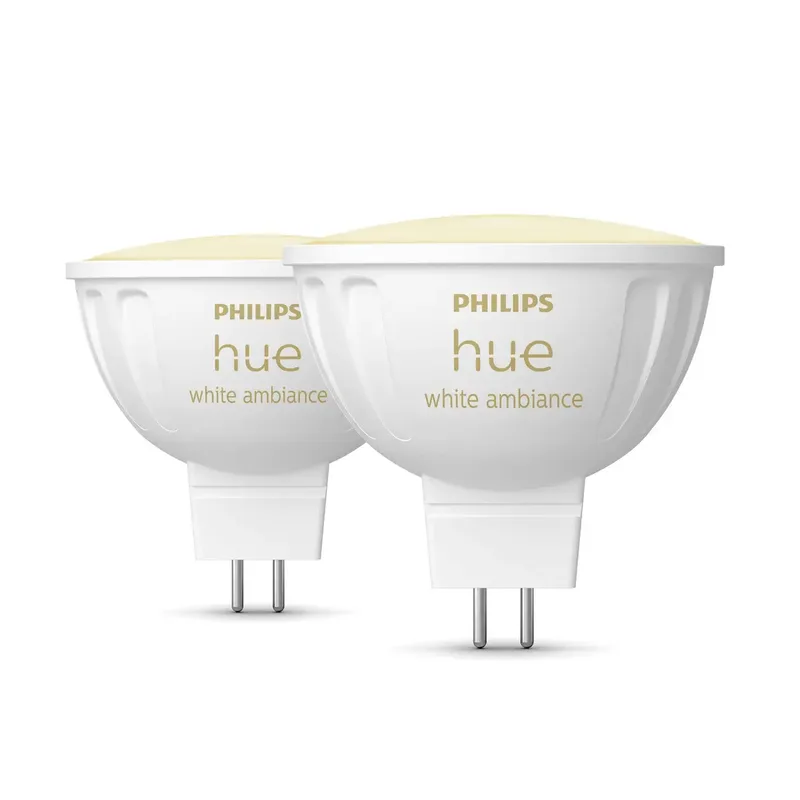 spot - warm-tot koelwit licht - 2 pack - MR16 de Philips Hue – photo produit 2 sur 3