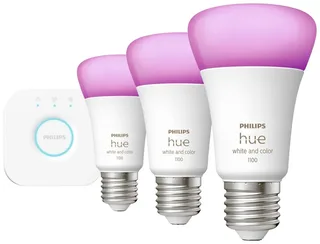 starterkit - en gekleurd - 3 lampen - E27 - 1100lm de Philips Hue en Blanc – photo produit 3 sur 3