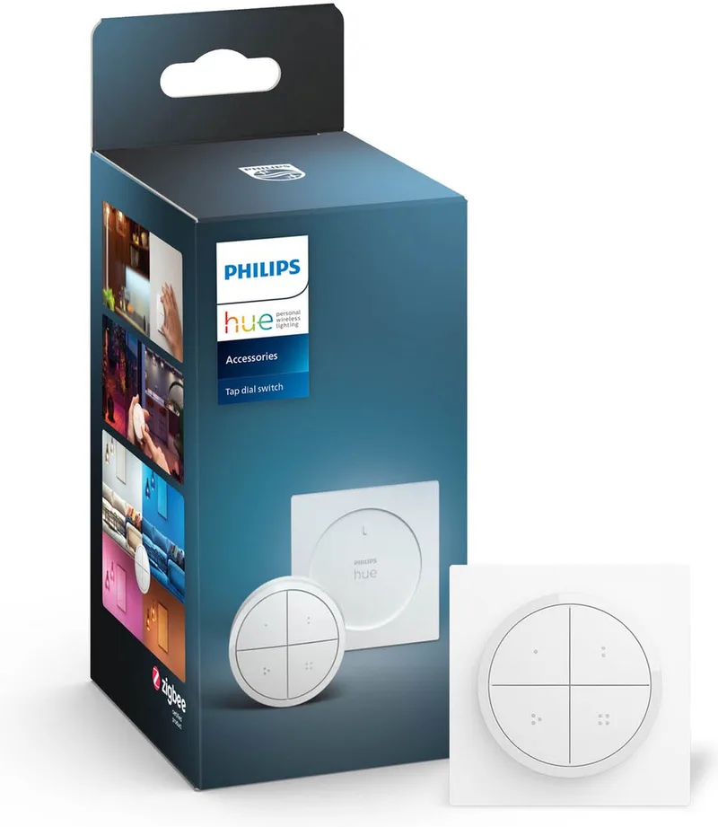 Tap dial switch - draaischakelaar van Philips Hue in Wit – productfoto 1 van 5