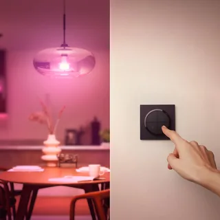 Tap dial switch - draaischakelaar van Philips Hue in Zwart – productfoto 4 van 5