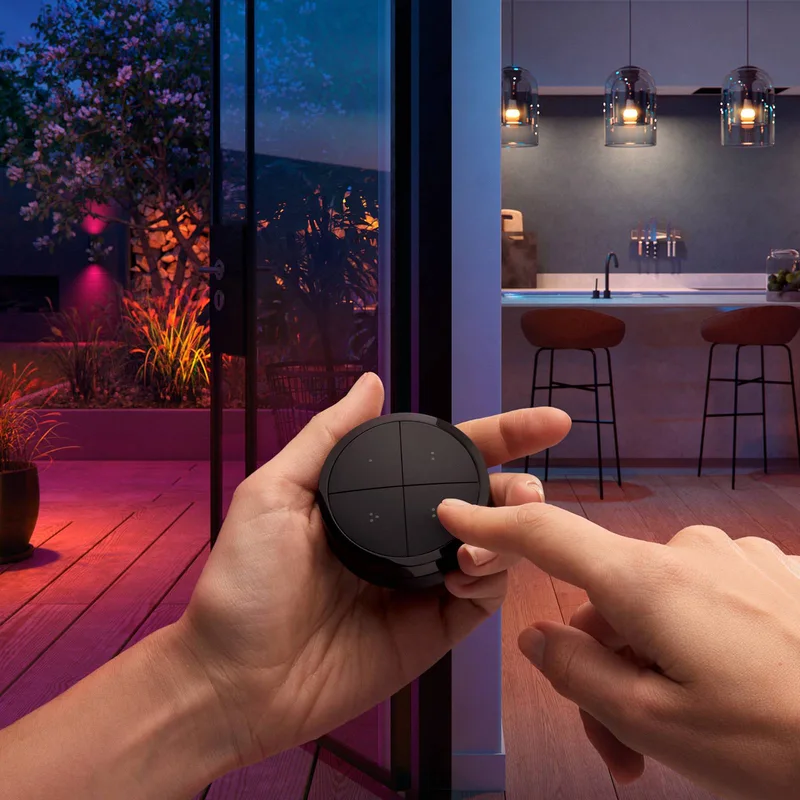 Tap dial switch - draaischakelaar van Philips Hue in Zwart – productfoto 2 van 5