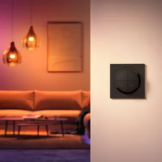 Tap dial switch - draaischakelaar van Philips Hue in Zwart – productfoto 3 van 5