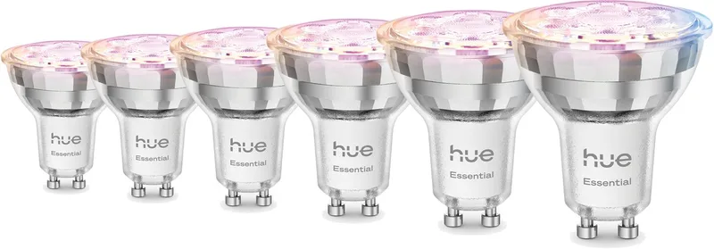 Voordeelverpakking - GU10 - met 6 Spotjes - Wit en Gekleurd Licht - Hue White and Color Ambiance Essentials från Philips Hue – produktbild