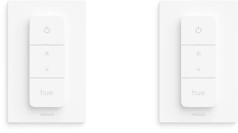 Voordeelverpakking - met 2 Hue Dimmer Switch - Hue Accessoires fra Philips Hue i Hvid – produktbillede
