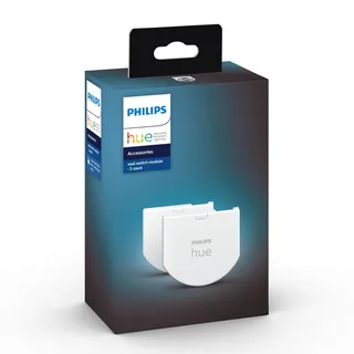wall switch module slimme verlichting accessoire - 2 stuks van Philips Hue in Wit – productfoto 3 van 5