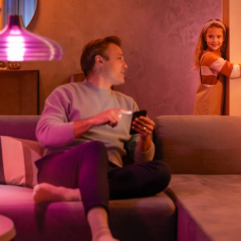 wall switch module slimme verlichting accessoire - 2 stuks van Philips Hue in Wit – productfoto 5 van 5
