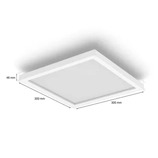 White&Color Surimu paneel 30x30cm van Philips Hue in Wit – productfoto 3 van 5