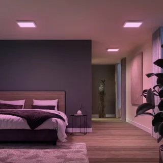 White&Color Surimu paneel 30x30cm van Philips Hue in Wit – productfoto 4 van 5