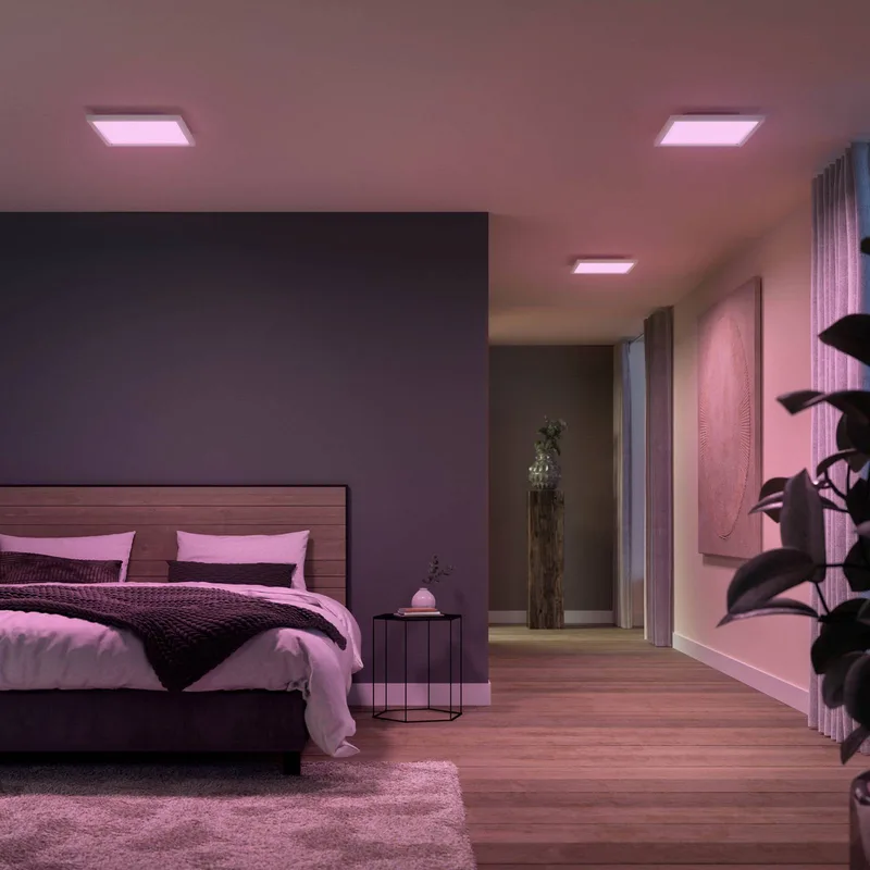 White&Color Surimu paneel 30x30cm van Philips Hue in Wit – productfoto 4 van 5