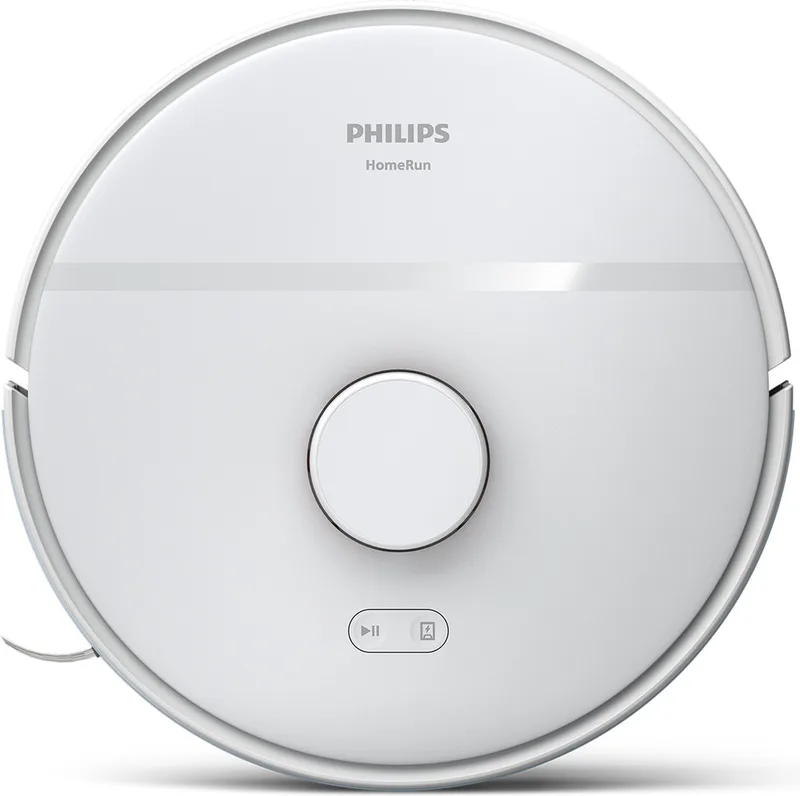 HomeRun 2000 Series XU2000/20 - Robotstofzuiger met dweilfunctie de Philips en Blanc – photo produit