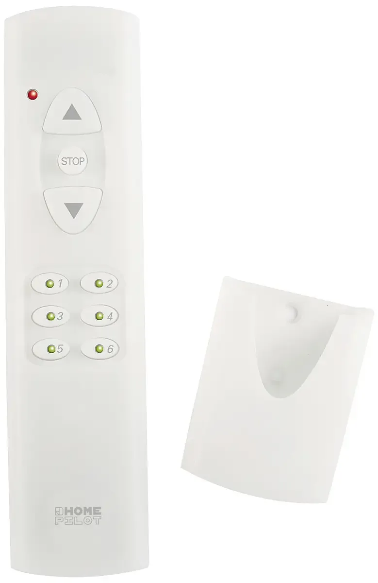 12481001 HOMEPILOT - Fernbedienung smart - 6 Gruppen HOMEPILOT 6-Kanal Funk Fernbedienung van Rademacher – productfoto