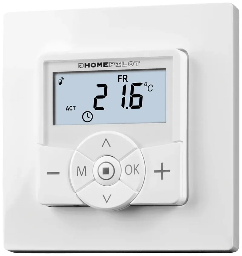 13501001 HOMEPILOT - Raumthermostat smart HOMEPILOT Funk Raumthermostat von Rademacher – Produktfoto