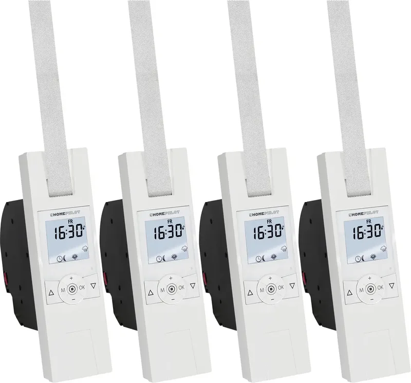 HOMEPILOT 10182345 Elektrischer Gurtwickler-Set 23 mm Zugkraft (max.) 45 kg Unterputz de Rademacher – photo produit