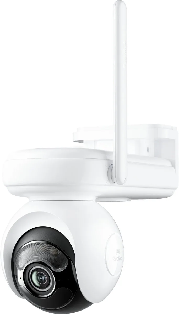 Altas PT Ultra - 4K Draadloze Buitencamera - ColorX Nachtzicht - 500 Dagen Accuduur - 360° Pan/Tilt & Auto-tracking - Dual-Band WiFi 6 - Slimme Detectie van Reolink in Wit – productfoto