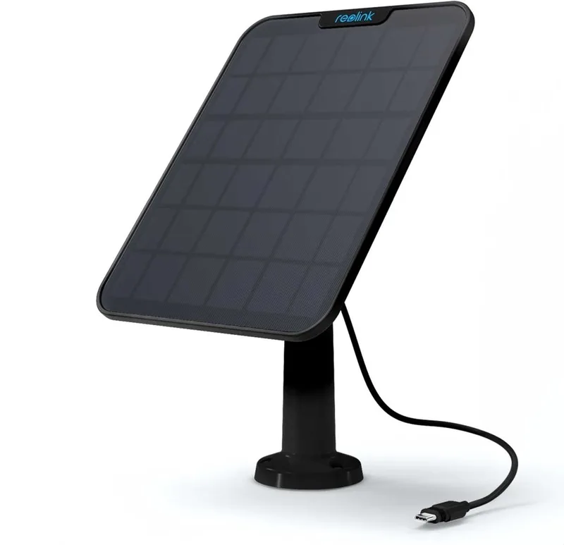 Beveiligingscamera Reolink Solar Panel 2 - USB-C von Reolink in Schwarz – Produktfoto 1 von 2