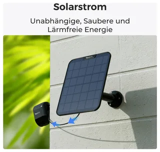 Beveiligingscamera Reolink Solar Panel 2 - USB-C von Reolink in Schwarz – Produktfoto 2 von 2