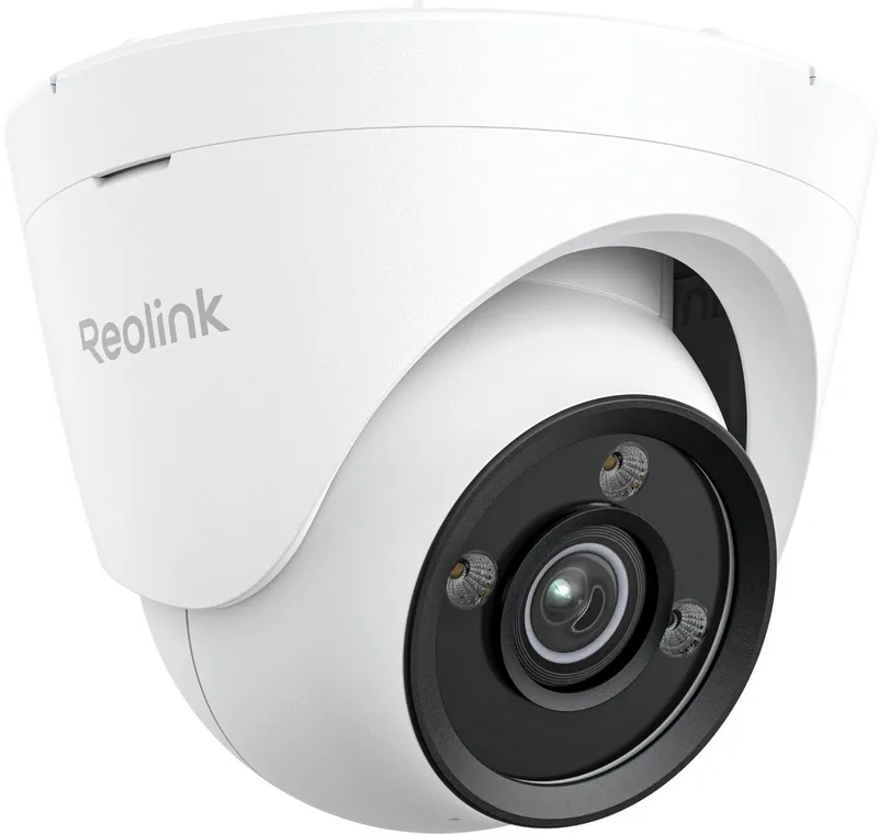 ColorX - 4K PoE-domecamera - F1.0 & 1/1.8" Sensor - HDR - Kleuren Nachtzicht - Slimme Personen-/Voertuig-/Dierdetectie - Spotlicht & Sirene-alarm van Reolink in Wit – productfoto 1 van 2
