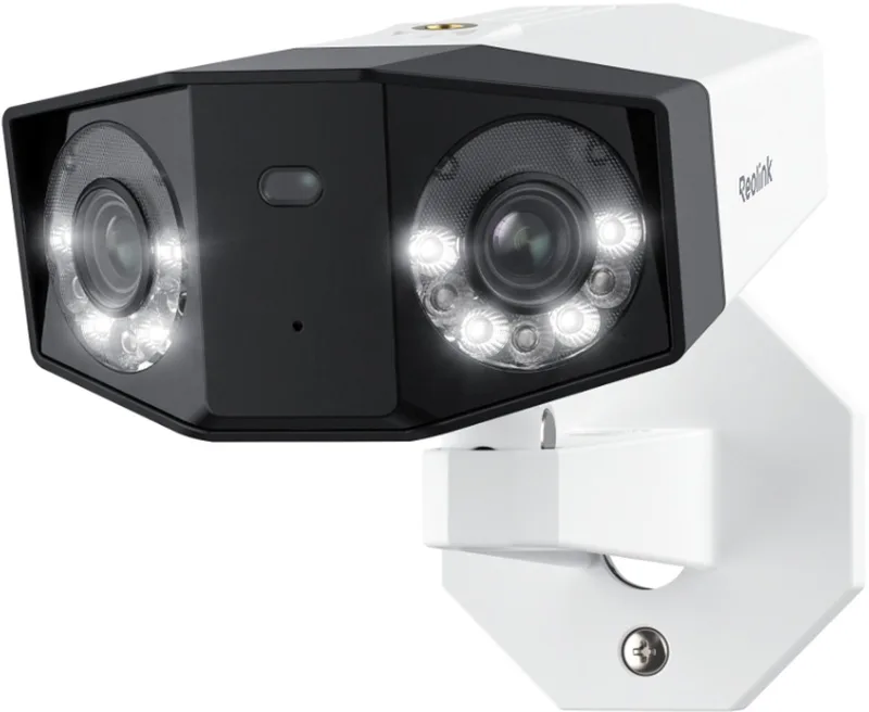 Duo 3 PoE - 16MP Buitencamera - 180° Panoramisch Beeld - AI-Video Zoeken - Kleuren Nachtzicht de Reolink en Blanc – photo produit