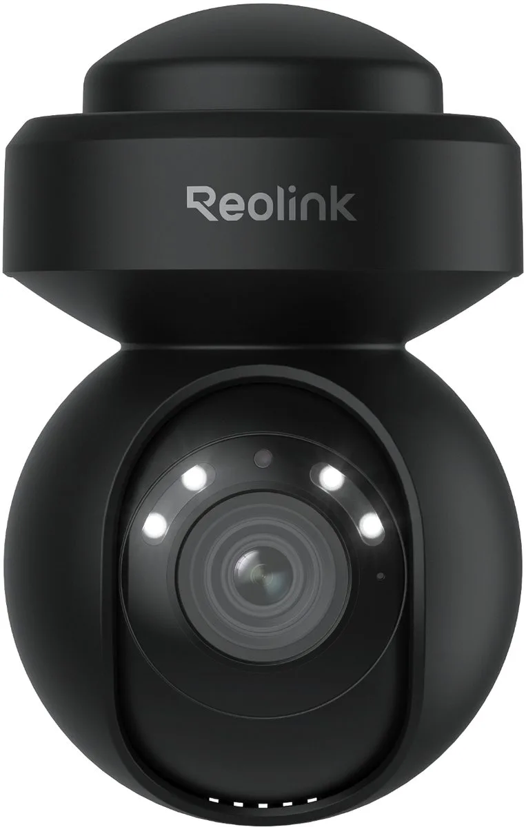 E1 Outdoor Pro - 4K UHD WiFi 6 - 3x Optische Zoom - Automatische Tracking - Licht- & Sirene-alarm - Kleuren Nachtzicht från Reolink i Svart – produktbild