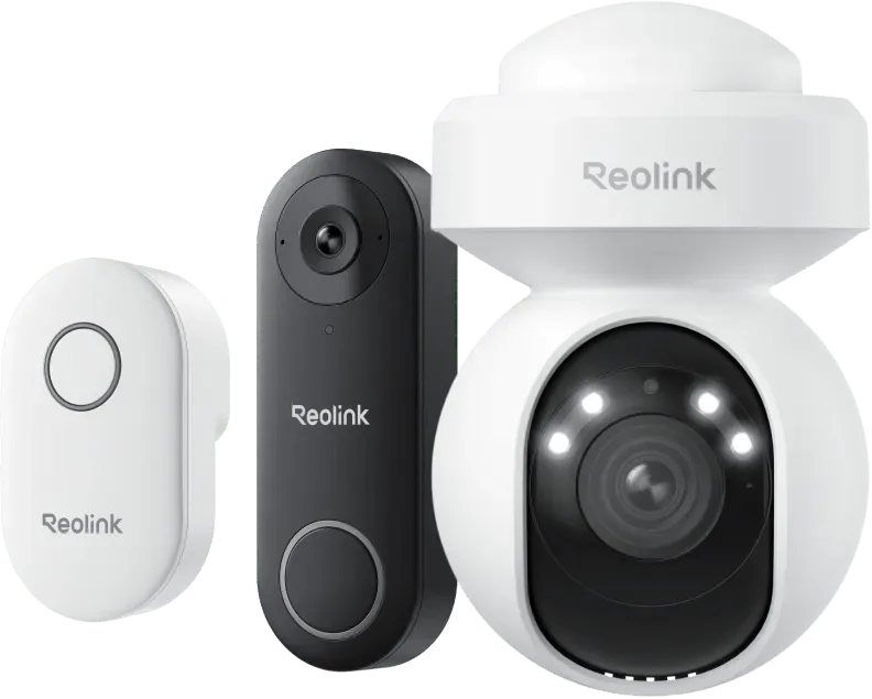 E540 + D340W + Chime de Reolink – photo produit