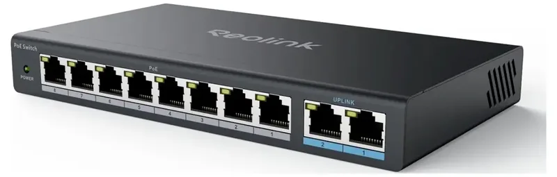 POE Switch Reolink RLA-PS1 de Reolink en Noir – photo produit 2 sur 2