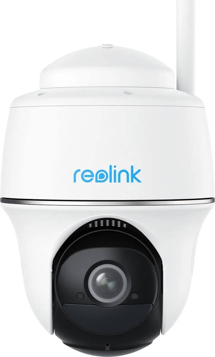 Reolink 2K Beveiligingscamera buiten op batterij, Draadloos wifi, Pan- en kantelfunctie, Detectie van personen/voertuigen/dieren, Nachtzicht in kleur by Reolink in White – product photo 1 of 2