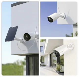 Reolink 3 MP beveiligingscamera buiten op batterijen, draadloos Ondersteunt persoons/voertuigdetectie, Tweewegaudio van Reolink in Wit – productfoto 2 van 2