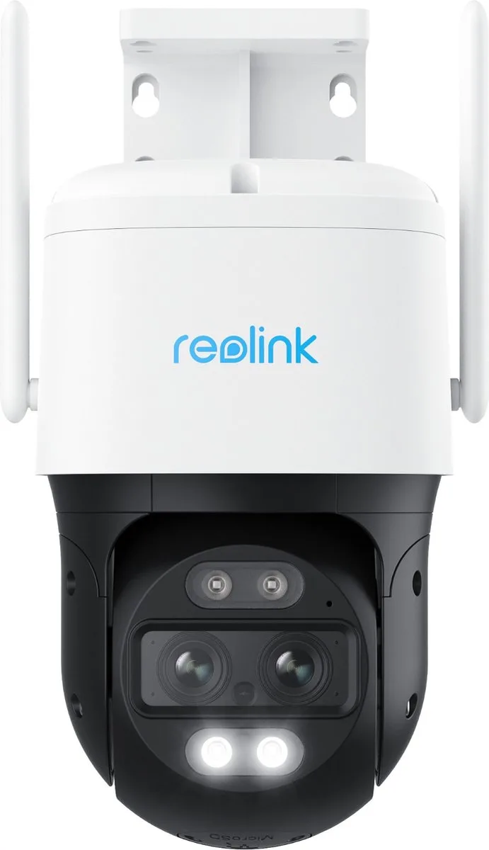 Reolink 4K Beveiligingscamera buiten draadloos, Automatische zoomtracking, 2,4/5 GHz WiFi, Nachtzicht in kleur TrackMix van Reolink in Wit – productfoto 1 van 2