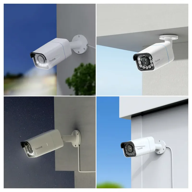 Reolink 4K Buiten PoE Camera - 5x Optische Zoom - Tweerichtingsalarmen - Detectie van personen/voertuigen/dieren - Kleurnachtzicht - P430 van Reolink in Wit – productfoto 2 van 2