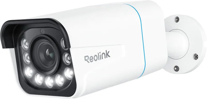 Reolink 4K Buiten PoE Camera - 5x Optische Zoom - Tweerichtingsalarmen - Detectie van personen/voertuigen/dieren - Kleurnachtzicht - P430 van Reolink in Wit – productfoto 1 van 2