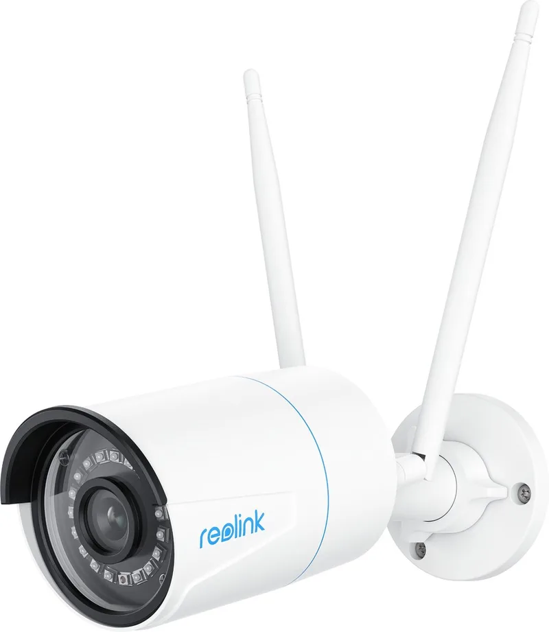 Reolink 5 MP Beveiligingscamera buiten, 2,4/5 GHz WiFi, Detectie van personen/voertuigen/dieren, 30 meter nachtzicht by Reolink in White – product photo