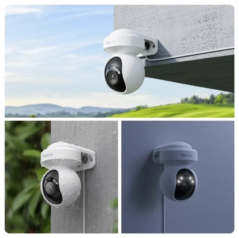 E540 Caméra Wi-Fi d’extérieur 2K+ 5 MP avec zoom optique 3x, panoramique et inclinaison – Blanc de Reolink en Blanc – photo produit 2 sur 2