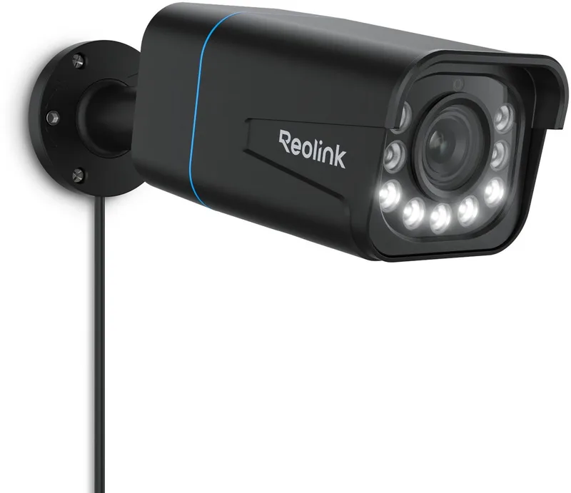 RLC-811A - 4K 8MP PoE-buitencamera - 5x Optische Zoom - Kleuren Nachtzicht - Slimme Detectie van Reolink in Zwart – productfoto