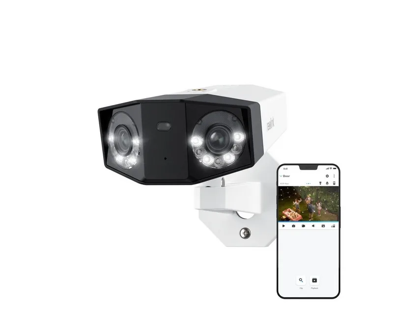 Überwachungskamera PoE 16MP Ultra HD, DUO 3 POE (Außenbereich, 1-tlg., Dual-Objektiv,180° Pan,Farb-Nachtsicht,Person/Fahrzeug/Tier-Erkennung) van Reolink – productfoto
