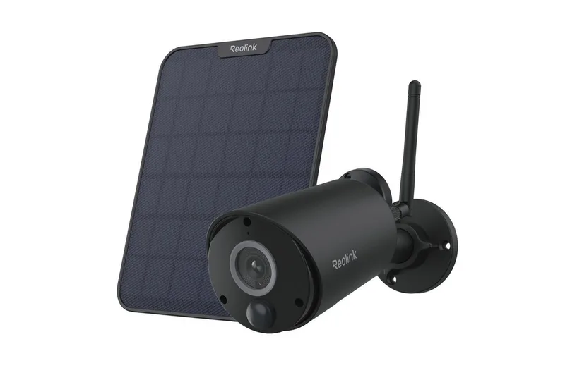 Überwachungskamera Reolink Argus Series B320 Kamera + Solar Panel 2B (Außenbereich, Bewegungsmelder) van Reolink in Zwart – productfoto