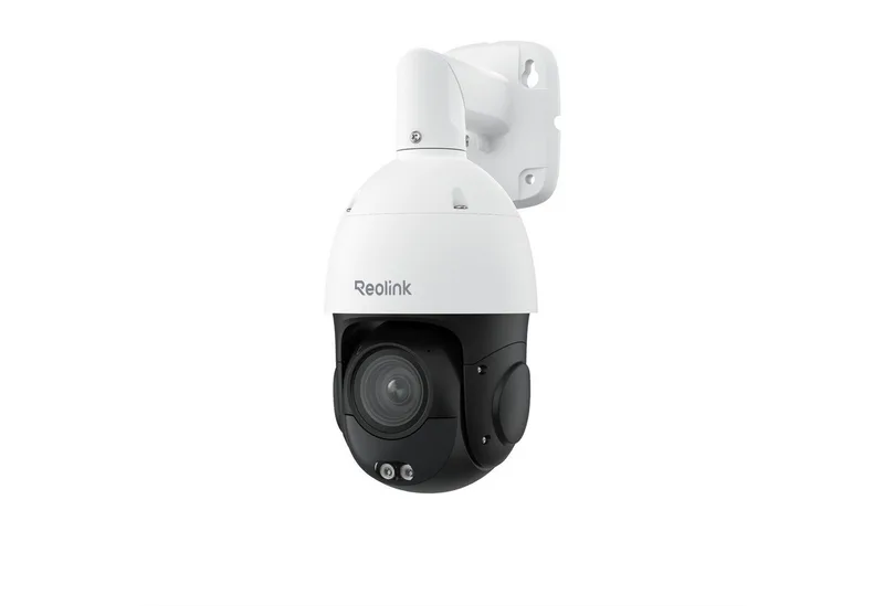 Überwachungskamera RLC-823S2 - 4K PTZ PoE-Kamera (Außenbereich, 4K UHD, 16X Optischer Zoom, 360° Auto-Tracking, Farbnachtsicht) von Reolink in Weiß – Produktfoto