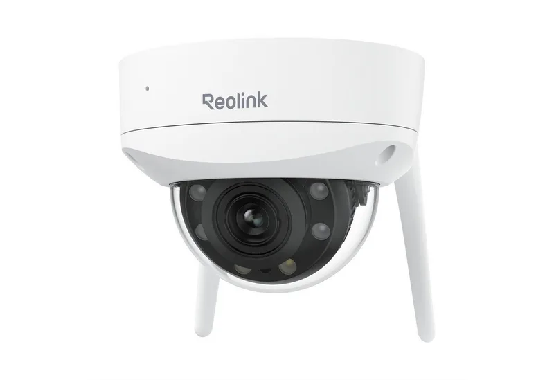 Überwachungskamera RLC-843WA 4K IK10 WLAN IP (Innenbereich, Außenbereich, 1-tlg., 5X optischer Zoom mit 2,4/5 GHz WLAN,Spotlights,Zwei-Wege-Audio,IP67) de Reolink en Blanc – photo produit