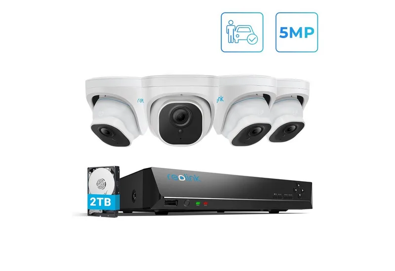 Überwachungskamera RLK8-520D4 5MP PoE (Aussen, System,8 Kanal,24/7Aufnahme) by Reolink in White – product photo