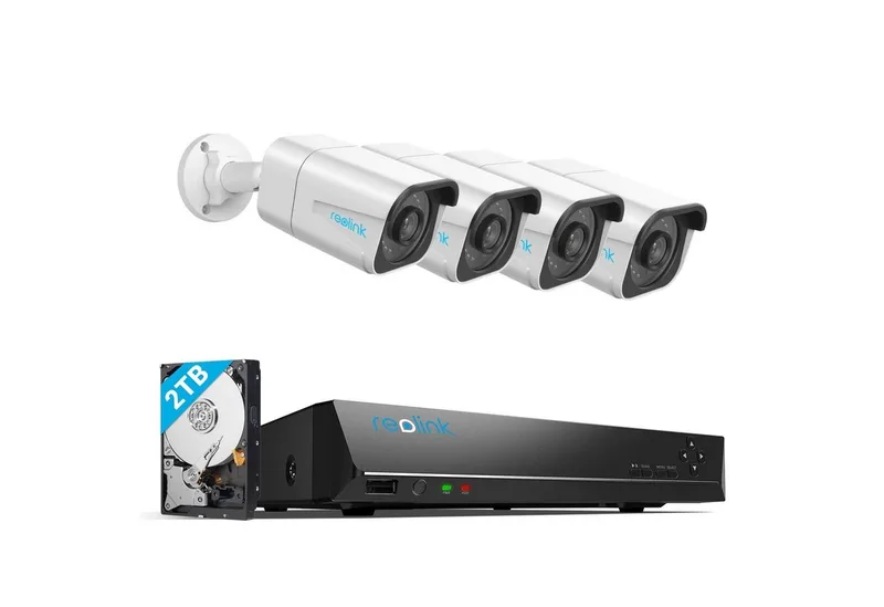 Überwachungskamera RLK8-800B4-A 4K 8CH PoE (Set, 24/7Aufzeichnung) by Reolink in White – product photo