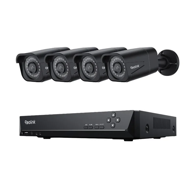 Überwachungskamera RLK8-811B4-A 8MP PoE (Innenbereich, Außenbereich, 5X optischem Zoom,Spotlights,24/7 Aufnahme,Personen &Fahrzeugerkennung) de Reolink en Noir – photo produit