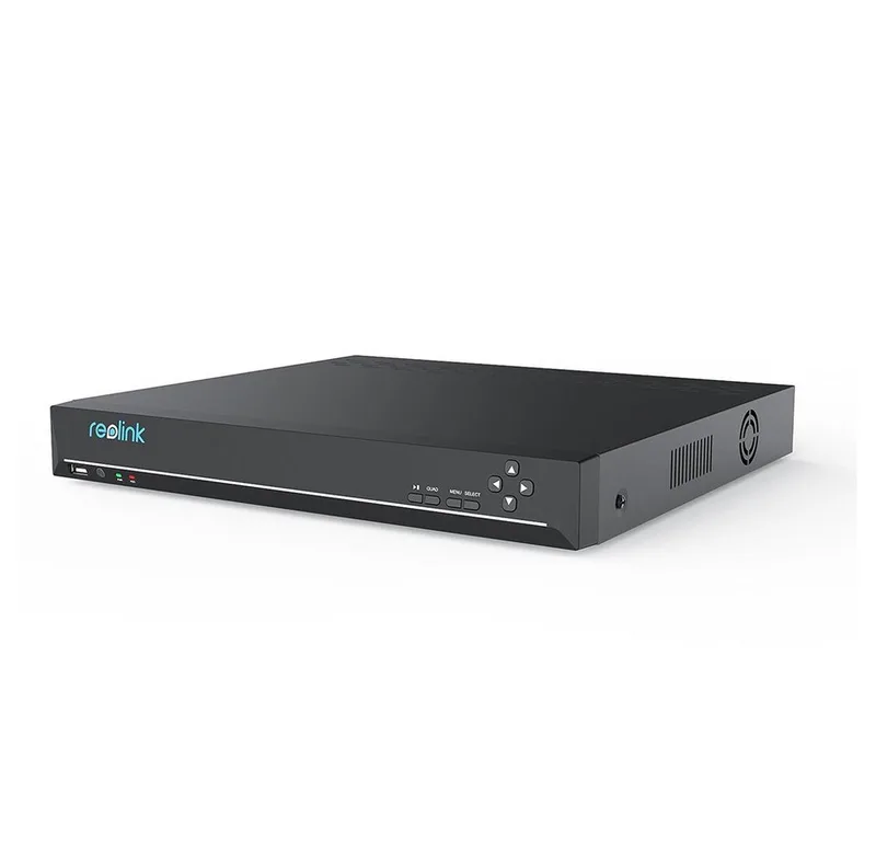 Überwachungskamera Zubehör RLN36 12MP PoE NVR 36 Kanal CCTV (Außenbereich, Innenbereich, 1-tlg., Keine HDD enthalten,Unterstützt 12MP/4K/5MP/4MP HD Reolink IP Kameras) van Reolink in Zwart – productfoto
