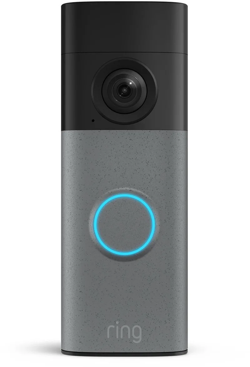 Battery Video Doorbell 2K - Speckled Grey van Ring in Zilver – productfoto