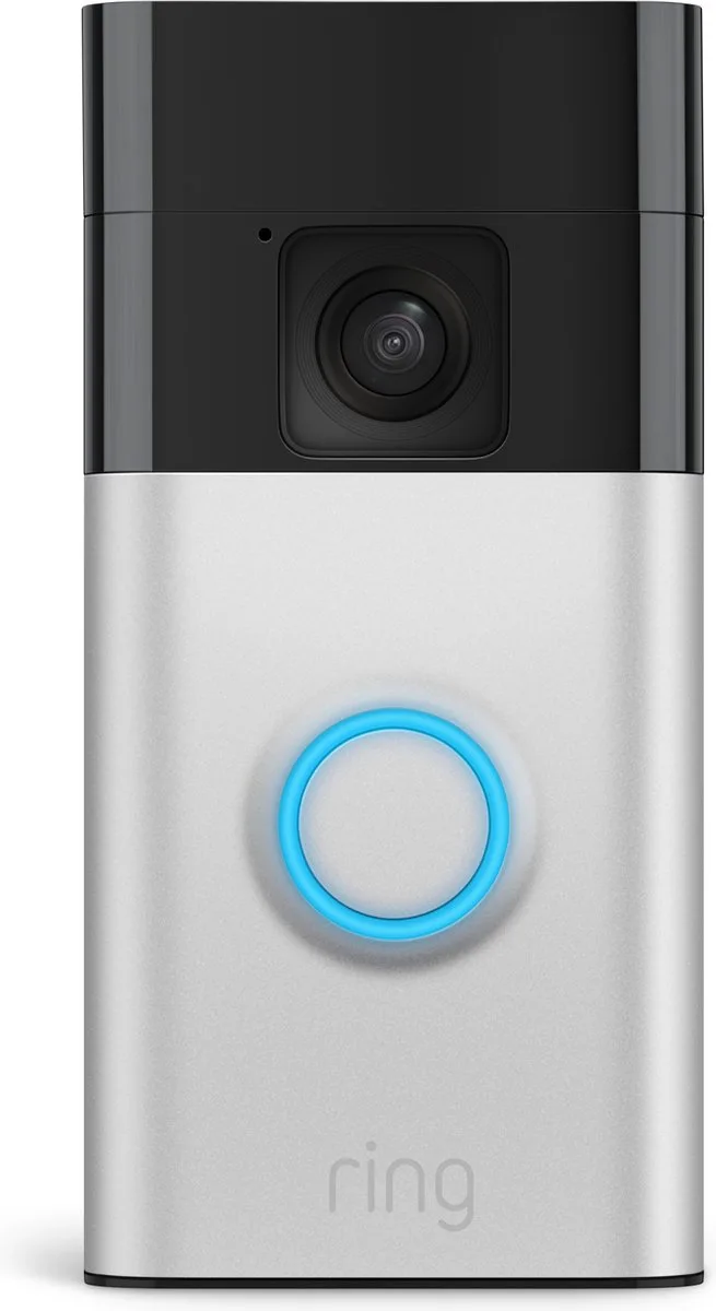 Battery Video Doorbell - ingebouwde oplaadbare batterij by Ring in Silver – product photo
