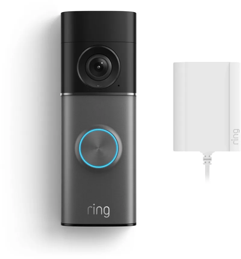 Bedrade videodeurbel Pro (nieuwste generatie) - Plug-in - Retinol 4K video by Ring in Silver – product photo