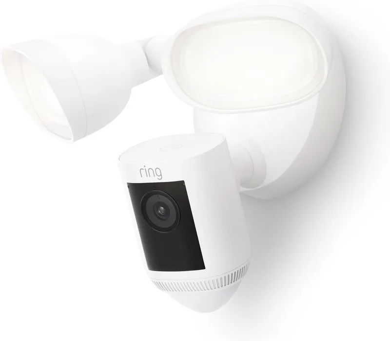 Floodlight Cam Pro van Ring in Wit – productfoto